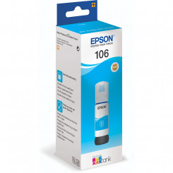 Epson 106 CYAN ORIGINAL ECOTANK Ink Cartridge C13T00R240 - 70 ml.